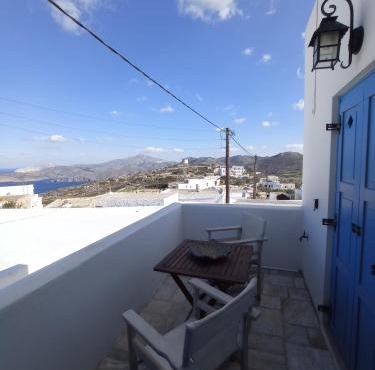 Maritina's house top floor in Amorgos
