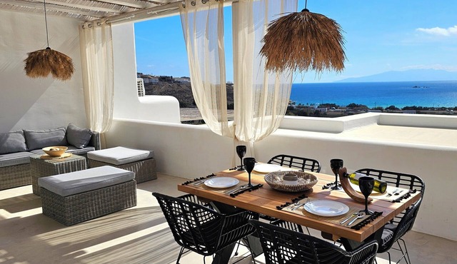 Mykonos4Islands Villa "Athena" with shared pool - 5 min walking from the beach in MYKONOS