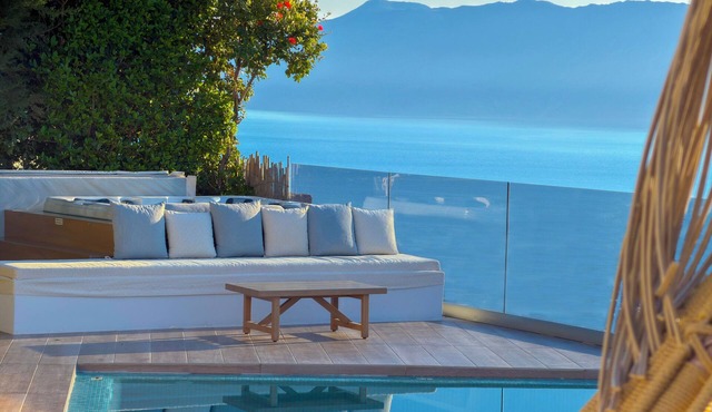 Paleokastro Luxe Villa - Jacuzzi - HeatedPrivate Pool in Kissamos