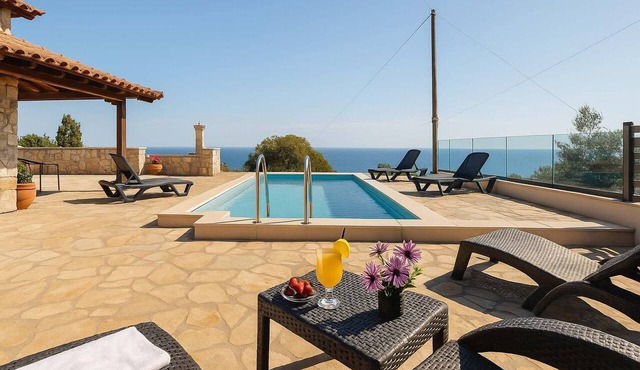 Panorama Sea Breeze - Pool Dream Gem in Polemarchi