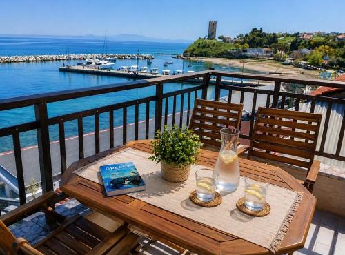 Panoramic Sea View Apartment in Nea Fokea