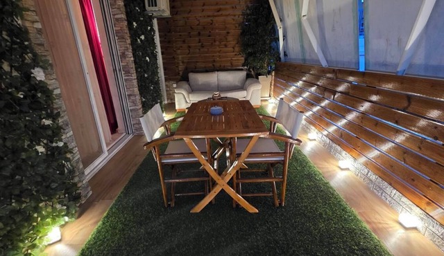 Pantelia LuxMax Experience | Private Balcony Lounge & Bar in Loutraki