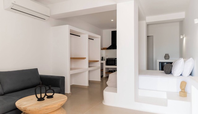 Perfect room in Hotel appartments for your vacation in Mykonos island! in Agios Ioannis Diakoftis