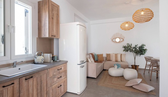 Pounta | 2BR Apartment w/Shared Pool | Fiora I in Paros