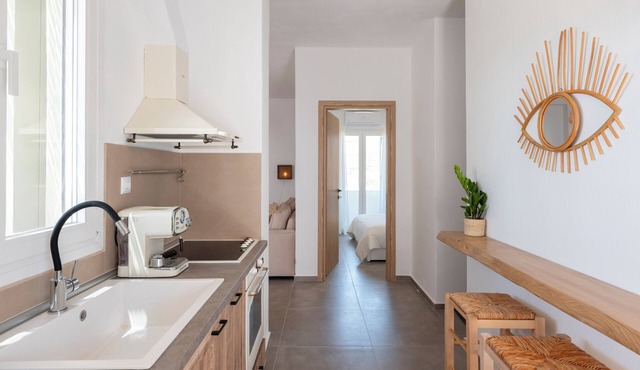 Pounta | 2BR Apartment w/Shared Pool | Fiora II in Paros