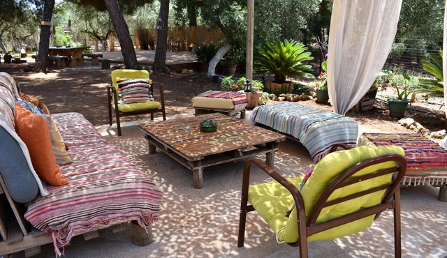 Private Eco Tent in Skiaxtro Cocoon Retreat in Marathopoli