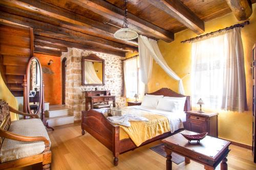 Samonas - Orange villa Diktamos in Khiliomoudhoú