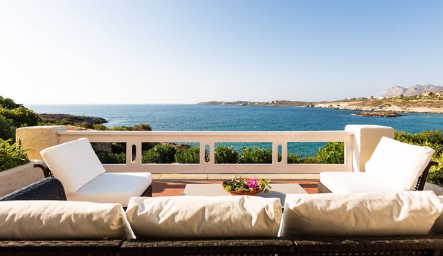 Seaside Escape a few steps away from a private sea cove and near amenities in Chania