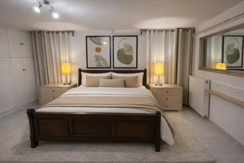 Spacius Garden flat ,1km from the beach , Sleeps 5 ,by likeyourhome in Vátos