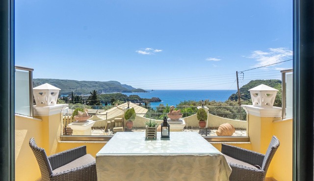 Studio Apartment 'Angela 3' with Sea View, Wi-Fi and Air Conditioning in Corfu