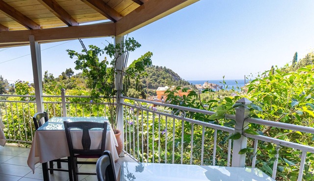 Studio Apartment "Arianna Studio Ground Floor 8" with Sea View, Shared Pool & Wi-Fi in Corfu