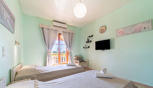 Studio Apartment 'Natura Studio 3' with Sea View, Wi-Fi and Air Conditioning in Corfu