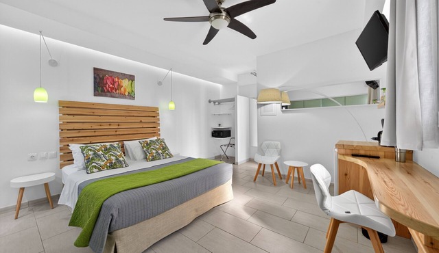 Studio Apartment 'Sivota Colours 25' with Private Terrace, Wi-Fi and Air Conditioning in Sivota