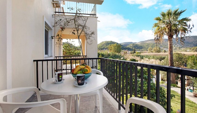 Studio "Dolphin Studio Sea View 10" with Private Balcony, Shared Garden & Wi-Fi in Zakynthos