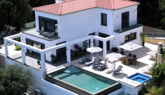 Stunning contemporary Villa set amongst olive trees. Beautiful scenery in Corfu