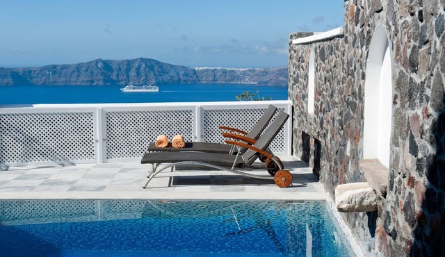 Stunning Seaview Santorini Villa | Dream Villa Vallas | Outdoor Private Pool in Santorini