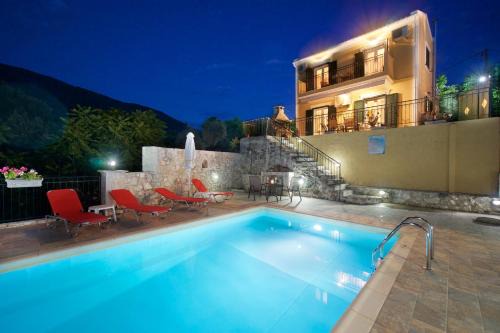 stunning tranquil villa with private pool in Sami