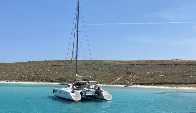 Sun-Kissed Sailing Adventure in Islas Cícladas, Mykonos in Mykonos