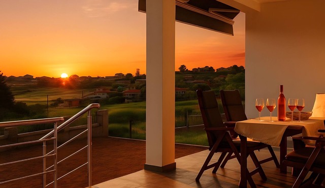 Sunset Sea View Cottage Apartment with Sea View, Wi-Fi, and Air Conditioning in Νέα Ποτίδαια