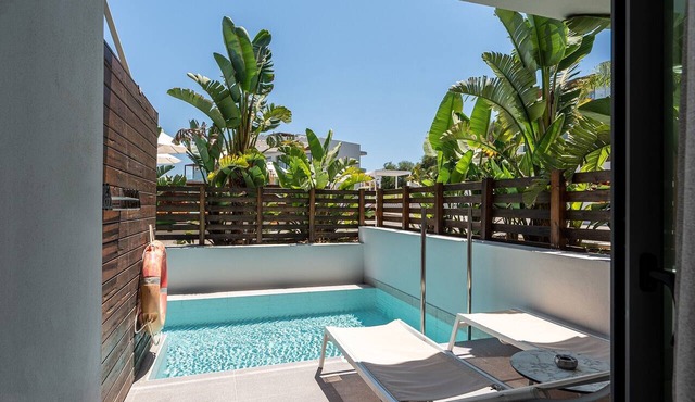 Superior Double Room with Swim-up Sharing Pool – Inland View in Kos