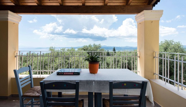 Terra Rossa Holiday Home with Seaview by Konnect - 3km from Ipsos in Corfu