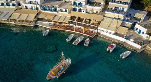 The Blue House in Loutro