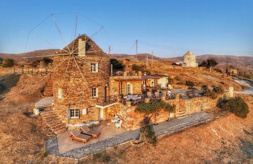 The Stone Windmill in Koundouros