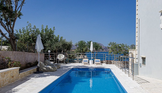 Thea Sea View Villa, with Private Pool & Walking distance to the beach in Almyrida