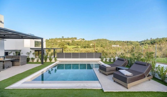 Topaz Suite with Private Pool in Pefkochori