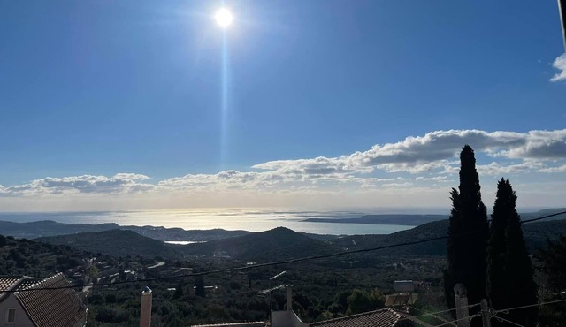 Vacation Home 'Faraggi House' with Sea View, Private Balcony & Wi-Fi in KEFALONIA