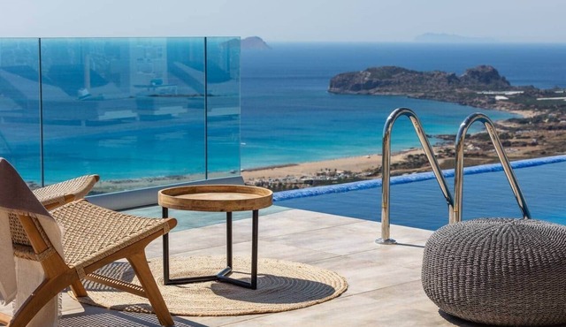 Villa Gardenia, pool, sea view, BBQ, luxury, quiet in Τοπική Κοινότητα Πλατάνου