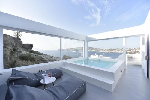 Villa Aethereal with Private Pool and Town Views in Mikonos