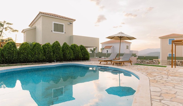 Villa Anthia (with private jacuzzi & shared pool) in Lakithra