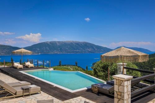 Villa Bolios Sea view Private Pool in Matsoukáta