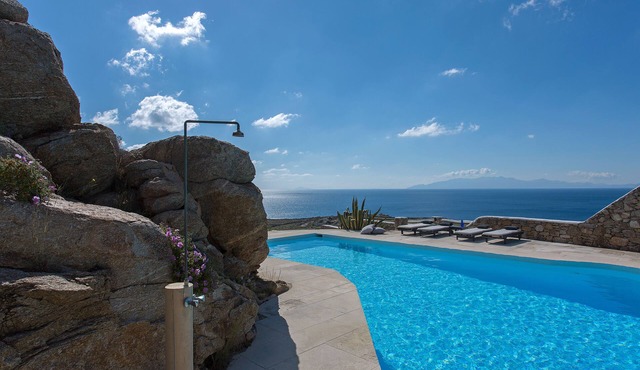 Villa Carina by Paradise Estate Mykonos : Prime Location & Endless Sea Views in Paraga