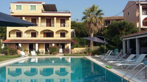 Villa Eleni Corfu Acharavi 10 bedroom Seaview Villa with private pool in Acharavi