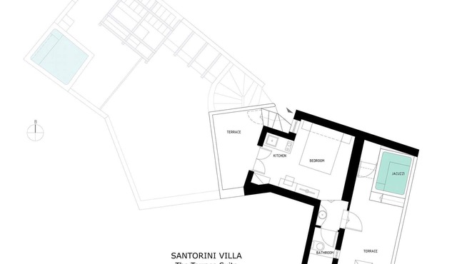 Villa Kallisti | Wonderful Terrace Suite With Jacuzzi | Emporeio in Santorini