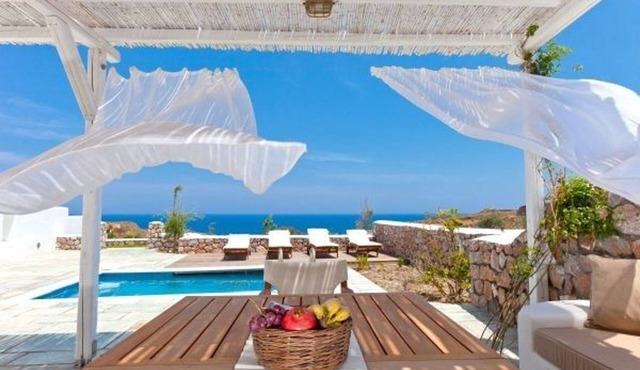 Villa Solaryth, Divine Sea Views, Private Pool, Furnished Terrace, Santorini in Santorini
