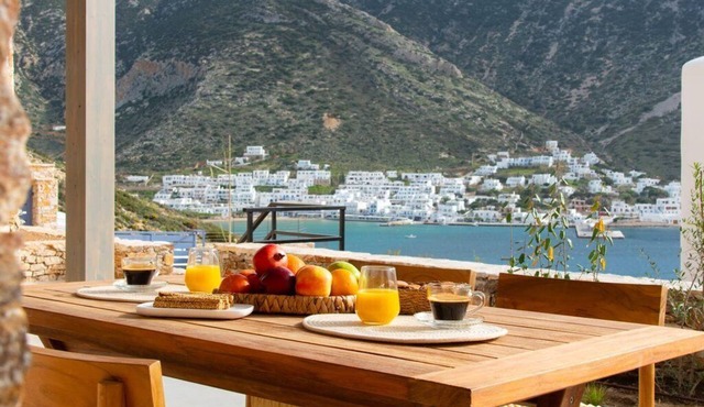Wonderful Sifnos Villa | Villa Majesty | Private Pool with Jets | Sea Front |. in Sifnos