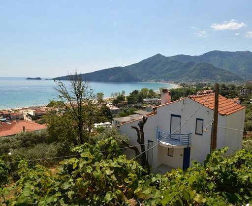 Sea View Studio with A/C, only 300 Meters from the Beach ! in Chrysi Ammoudia