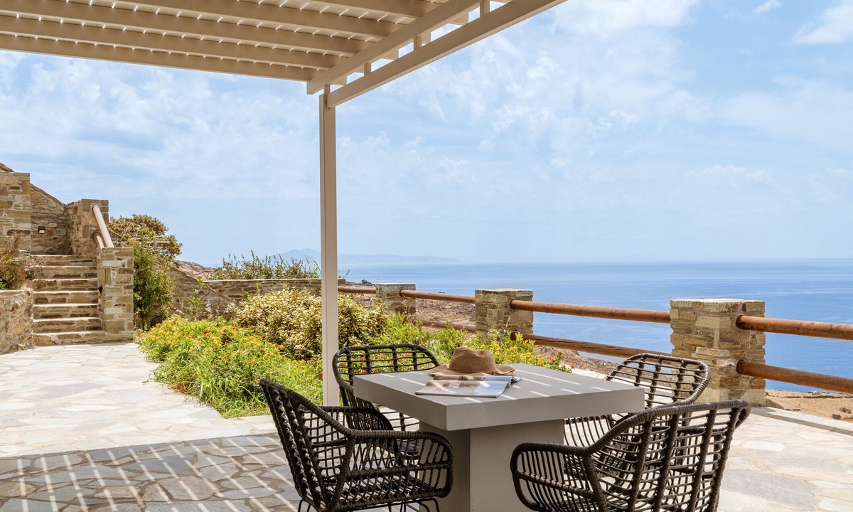 Kato Aprovatou Apartment | Apartment 'Captain's Pounda Suite' with Sea View, Wi-Fi and Air Conditioning