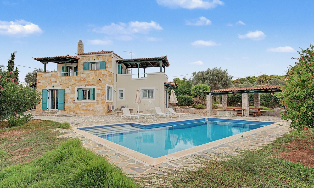 Papastavraiika Villa | Welcome to Villa Almira: Detached 3-Bedroom Retreat with Private Pool