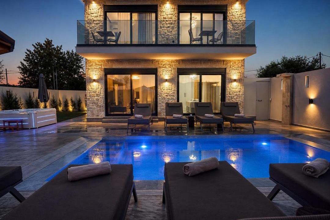 Zakynthos Villa | Amfi Luxury Villa 4BR with Private Pool by Villa Mana Gers