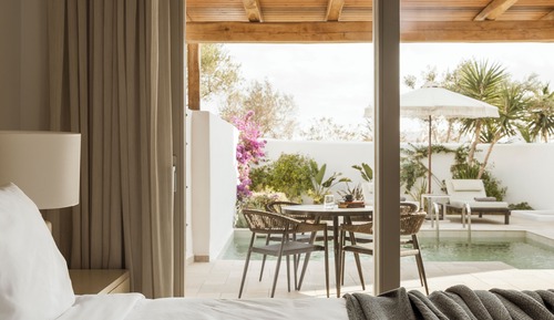 Family Suite, 2 Bedrooms, Private Pool, Garden View