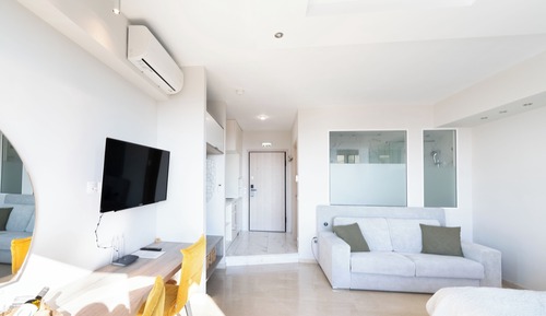 Deluxe Studio Suite, 1 Queen Bed with Sofa bed, Sea View