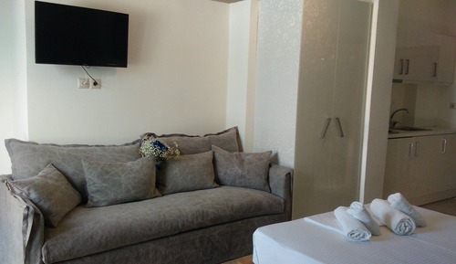 Junior Studio Suite, 1 Queen Bed with Sofa bed, Pool View