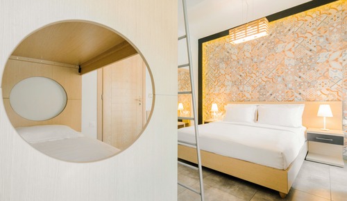 Deluxe Apartment, 1 Bedroom, Partial Sea View
