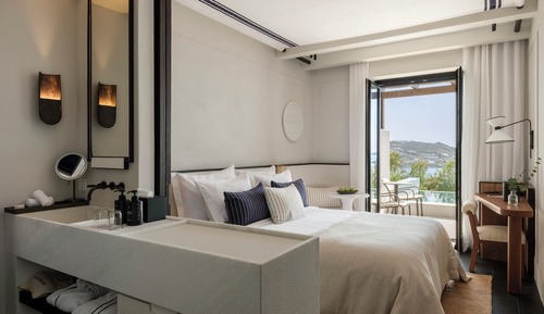 Mykonian Retreat with Sea View and Infinity Pool