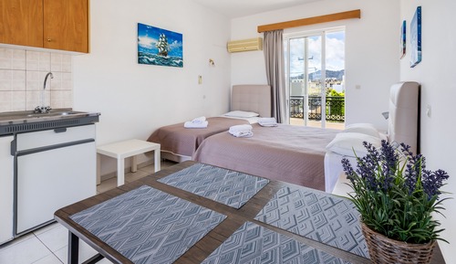 Apartment, 2 Bedrooms, Balcony, Garden View