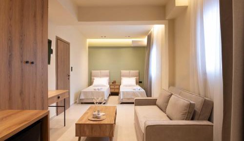 Double or Twin Room with Side Sea View